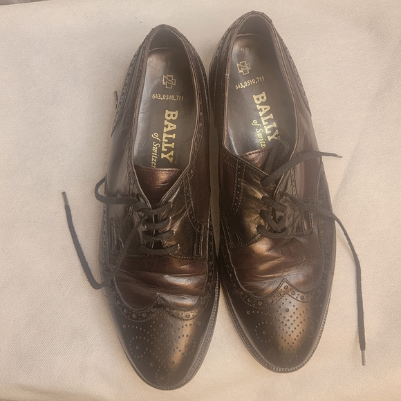 Bally Oxford men black shoes Size 8.5 main image 4